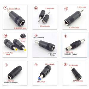 DC 전원 어댑터 커넥터 6.5mm/5.5x2.1mm/2.5mm/3.5mm/1.35mm - PC 태블릿 및 장치용 암-수 충전기 잭 플러