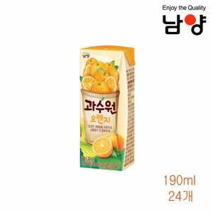 남양 과수원 오렌지 190ml 24개