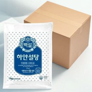 백설 하얀설탕 1kg 16개 1키로 백 흰설탕 최신제조