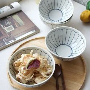 일본 로터스 우동기 4P면기 면그릇 우동기 우동그릇 라면기 라면그릇 국수