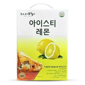 (40T) 달콤 상콤 레몬 홍차 아이스티 14g /음료/사무실/레몬티/스틱/분말/대용량/가루/탕비실/카페/가정