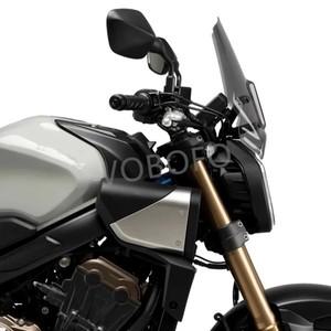 오토바이 수정 된 앞 유리 윈드 스크린 혼다 CB650R CB 2024 용 소형 디플렉터 전면 고글 전환 후드