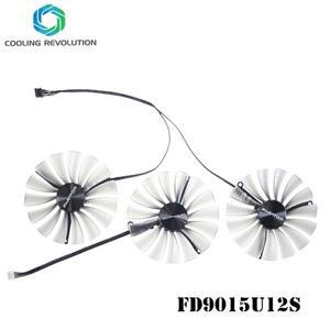 팬텀 냉각 팬용 그래픽 팬 FD9015U12S DC12V 0.55A 4 핀 GAINWARD RTX2080S,