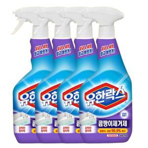 유한락스곰팡이 곰팡이제거 곰팡이청소 팡이제로 600ml 4개