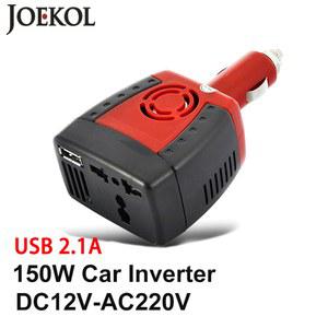 차량용 인버터 POWER LOGIC 공급 장치, 변압기, 노트북, 휴대폰 충전기, 범용 USB 2 1A, 150W 12V AC 220V 50Hz 컨버터