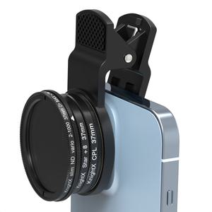 KnightX 휴대 핸드폰 37mm 49mm 52mm 55mm 58mm 카메라 매크로 렌즈 CPL 스타 가변 ND 필터 핸드폰 레벨