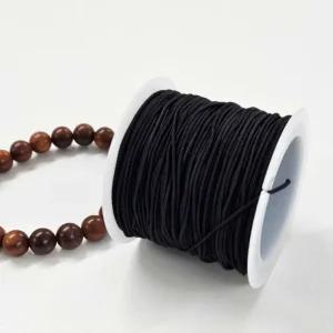 DIY 팔찌 만들기 신상품 염주 20m 추천템 블랙 고무줄 비즈 나일론