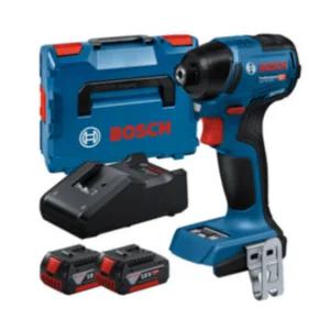 보쉬 GDR 18V-220 C 브러쉬리스 전동 충전 임팩트 드라이버 드릴 5.0Ah 배터리 2개