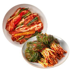 도미솔김치 특선겉절이2kg+파김치1kg(2종,3kg)