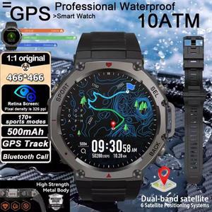 2025 HUAWEI IOS T-Rex 3 GPS 스마트 시계 5 ATM 방수 내장 듀얼 밴드 GNSS 나침반 군사 스포츠 Smartwatch