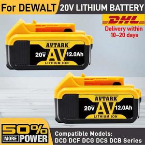 DEWALT 20V 배터리 8Ah/12Ah 대용량 리튬 이온 배터리용 |   듀얼트 18V 배터리용 고속 충전 DCB184/200/20