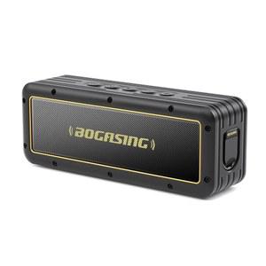 BOGASING G4 블루투스 스피커, 휴대용 무선 50W 리치 베이스, 24시간 재생 시간, IPX7 방수, 5.3, EQ, TWS, TF-카드, AUX, USB, 야외 가정용