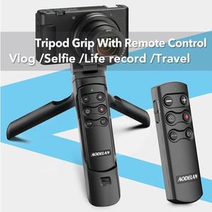 Sony ZV-E10 A6700 A7IV 용 스톱 비디오 블로깅 카메라 리모콘이있는 AODELAN 무선 슈팅 그립 삼각대
