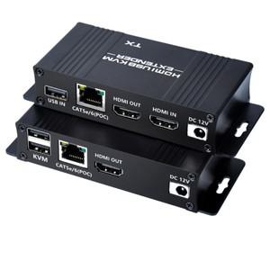이더넷을 통한 USB HDMI KVM 확장기 분배기 1080P 마우스 키보드 PC용 루프