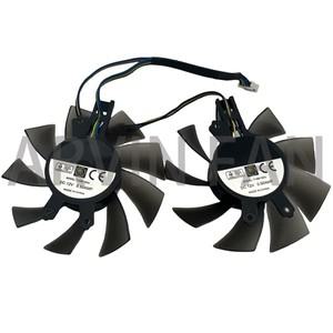 GPU VGA 쿨러 비디오 카드 선풍기 GTX1650 EXGTX 1660 Ti 화이트 미니용 RTX2060 2070FY08015M12LPA T12801