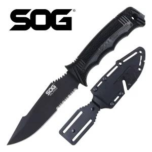 SOG 소그 정식수입 SEAL Strike 씰 스트라이크 블랙 Tini 군인 야전 픽스드 블레이드 디럭스 쉬스 서바이벌 캠핑칼 EDC 아웃도어 SS1003-CP