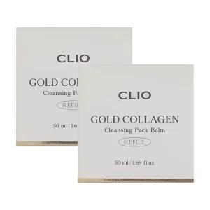 CLIO 클리오 골드 콜라겐 클렌징 팩밤 리필 50ml 2개 딥 클렌저_