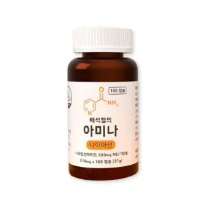 비타민B3 배석철의 아미나 나이아신 500mg 100캡슐 1개