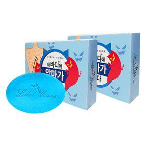 [라벨영][1+1] 쇼킹소금바 100g / 바디결점+민감+노폐물+예민 바디 진정케어 천일염(국내산)