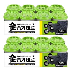 피죤 숯 습기제로(300g X 8개입) X 2개