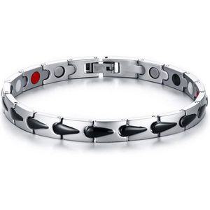 Rockyu Jewelry Brand 인기있는 마그네틱 팔찌 쌍 남성 여성 스테인레스 피로 방지 수면 개선 어깨 결림 감