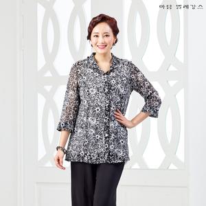 [마담엘레강스][마담엘레강스] 시어서커 썸머 재킷 K181JK06