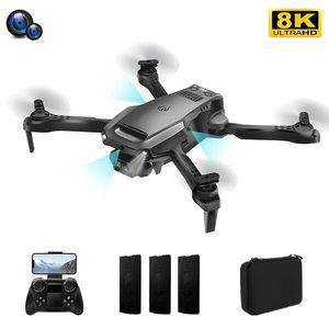 2023 미니 RC 드론, 8K HD 듀얼 카메라, 와이파이 FPV 드론, 4K 전문 장애물 회피, 접이식 쿼드콥터 선물