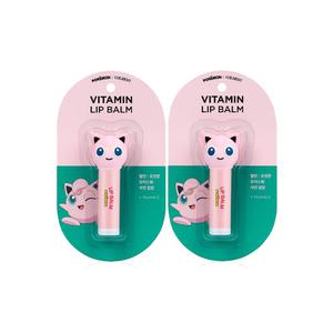 [유통기한 임박] 온더바디 벨먼 포켓몬 모이스춰샤인 립밤, 푸린핑크, 4.5g, 2개