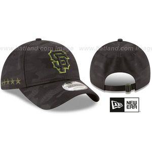 미국정품 MLB 샌프란시스코 San Francisco SF Giants 2018 MEMORIAL DAY STARS N STRIPES STRAPBACK Hat by