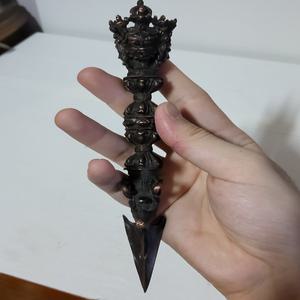티벳 적동 금강저 길이21cm 무게264g 단초마을 골동품/수집품/도자기