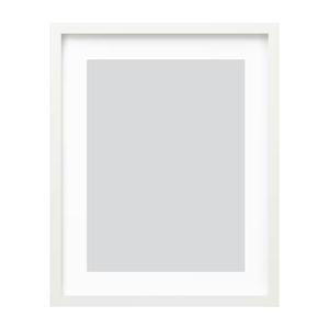 이케아 뢰달름액자 화이트 40X50cm