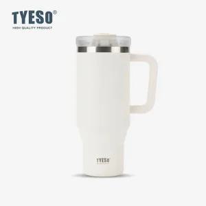 대용량 텀블러 이중진공 보온보냉 손잡이 텀블러 900ml / 1200ml  + 빨대