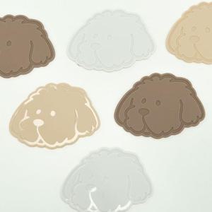 국산 캐릭터 강아지 실리콘 인덕션 보호 매트 냄비 받침 8개