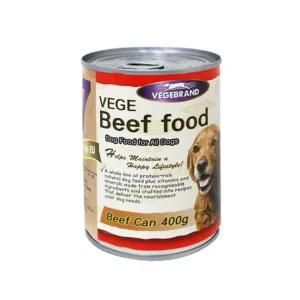 베게 소고기캔 400g 대용량 강아지캔