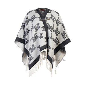 [막스마라](김해점) FW24 여성 프린지드 울 케이프 FRINESTD 004