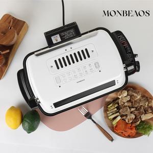 몽비오스 국산 멀티 양면그릴 전기 그릴 직화 생선구이기 가정용 업소용 캠핑용 DW-G1000MOS