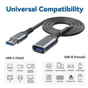 카메라 캠코더용품 익스텐션 케이블 수-암 연장 코드 스마트 TV Ps4 Ps3 Xbox One Ssd 2 6M 노트북 데이터