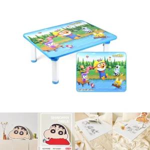 뽀로로 공부상 (소풍)/접이식/테이블/사이드/식탁/좌식/책상/이동식/침대/소파/간이/보조/베드/공부/트레이