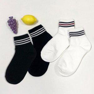 국산 7여자 세줄 스포츠양말3종 4켤레세트 여자양말 양말세트 선