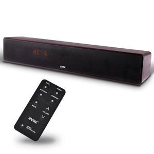 특허받은 청각 기술로 사운드바를 명확히 하는 ZVOX 대화 - 12단계 음성 부스트 기능이 있는 TV 스피커 홈 시어터 오디오 사운드바 AccuVoice AV157 에스프레소