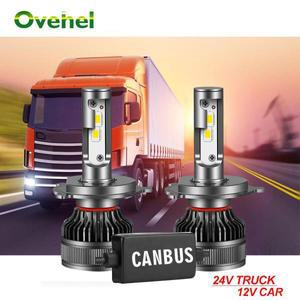 OVEHEL-110W 30000LM 6000K 9006 HB4 H1 H8 H7 H9 9012(HIR2), 차량용 헤드라이트 캔버스 조명 3570 칩 24v