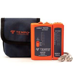 TEMPO PA1574 RJ45 네트워크 케이블 테스터 | 전화 및 이더넷 RJ45, RJ11, RJ12용 연속성 CAT5, CAT5E, CAT6(전문가 등급)