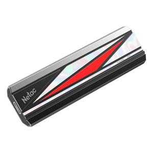 Netac 256GB 익스트림 휴대용 SSD 외장 솔리드 스테이트 드라이브 최대 2000MB /s 읽기 1700MB /s 쓰기 속도, USB 3.2 3.2세대 비즈니스 여행 필수품으로 방진 기능 강화, ZX20L