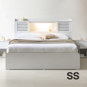 상일리베가구 트레비 LED 수납 침대 SS 프레임
