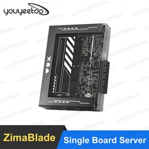 ZimaBlade 싱글 보드 개인 NAS 수납함 서버 홈 호스트 공유 클라우드 하드디스크 CasaOs 16G DDR3L 브라켓
