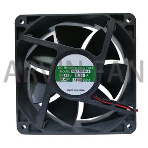 2 와이어 서버 냉각 FAN MK12038HS 24V 0.40A 120x120x38mm
