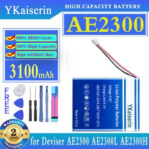 광섬유 테스터용 교체 배터리 Deviser HYLB-1787 AE2300 AE2300L AE2300H 3100mAh