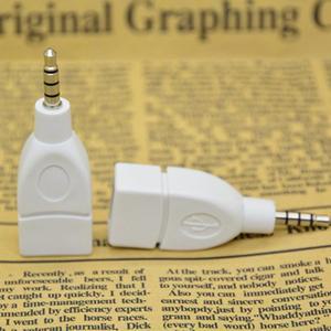 범용 3.5mm AUX 잭 오디오 플러그 USB 2.0mm 변환기 Aux 케이블 코드 차량 MP3 스피커 U 디스크 플래시 드