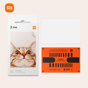 호환 샤오미 ZINK Pocket Printier 자체 접착 프린팅 용지 3 인치 미니 포켓 포토 프린터50 매