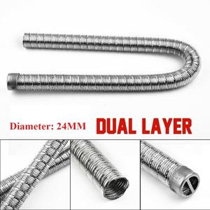 베바스토용 스테인레스 스틸 차량 히터 배기 파이프 에어 디젤 무시동 호스 라인 24mm 60cm 100cm